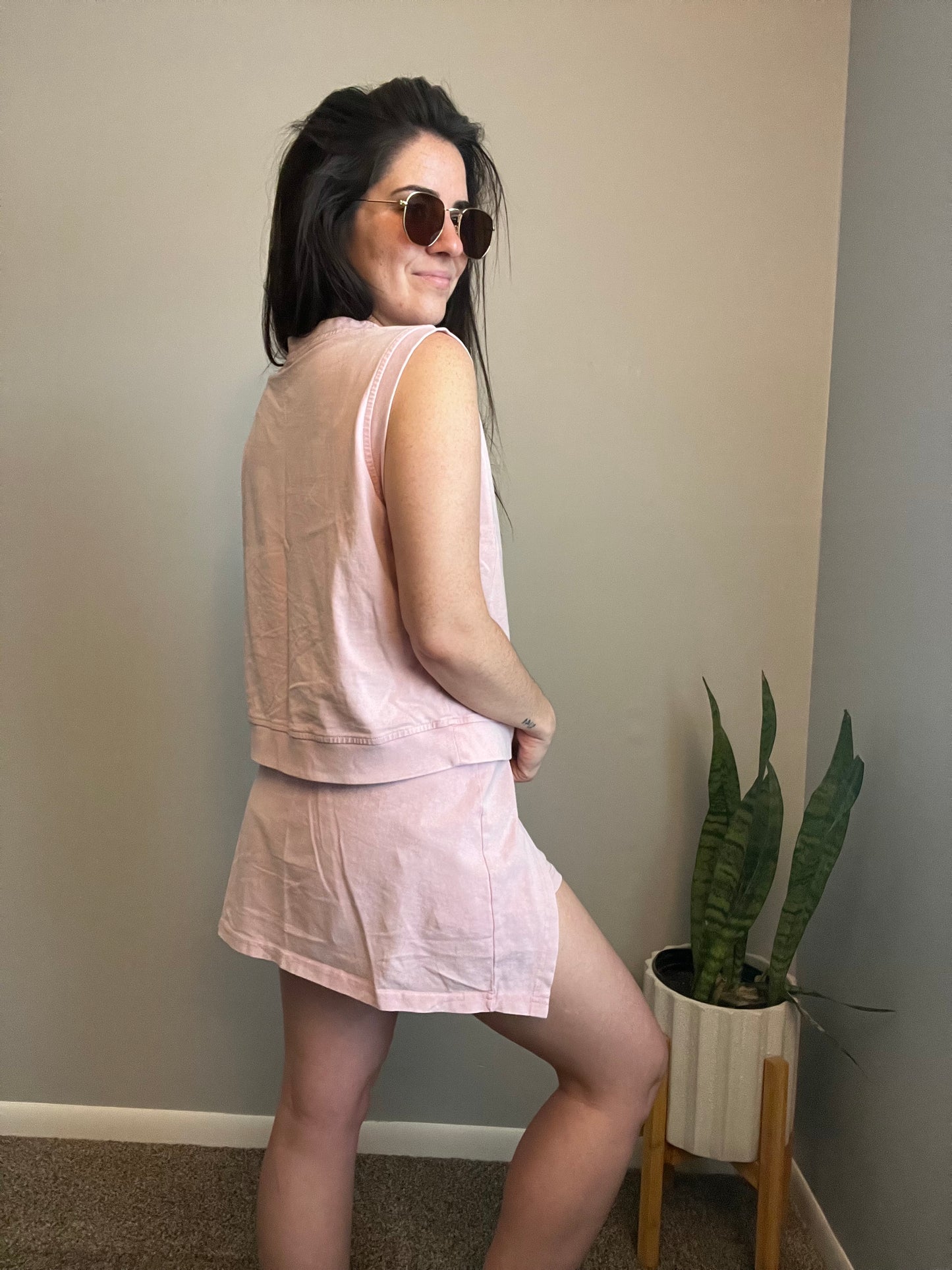 Split Skirt Set